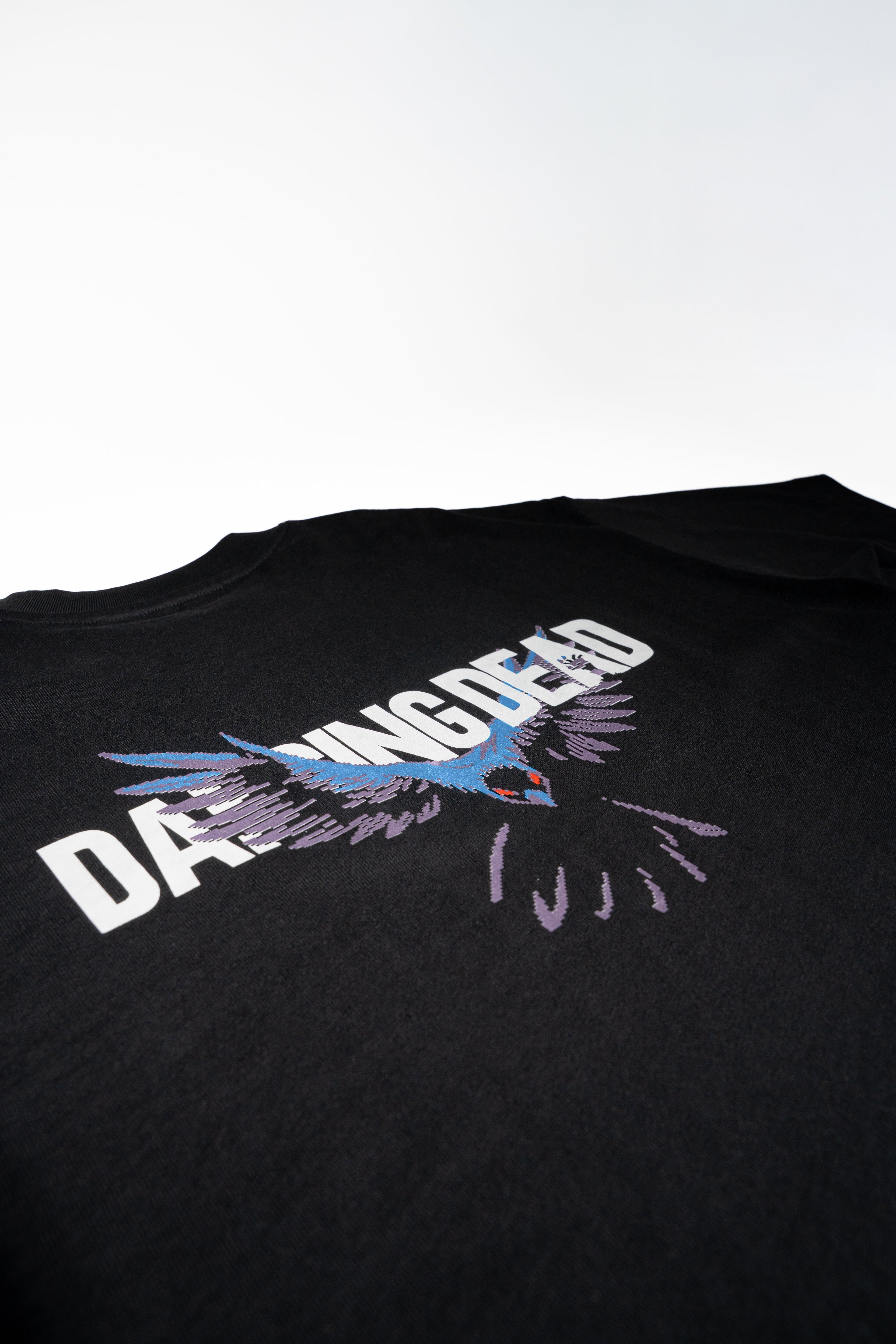 T-shirt Dancing Dead Corbeau logo back